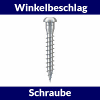 Winkelbeschlagsschraube