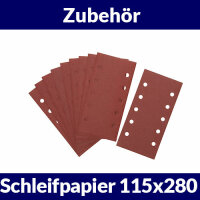 Schleifpapier - Klettfix 115 x 228mm