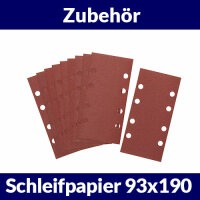 Schleifpapier - Klettfix (93 x 190mm ) & (93 x 180mm)