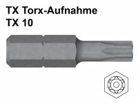 Bit - TX 10, Torx-Aufnahme