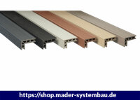 110x28 mm UPM ProFiDeck WPC Treppenkante, silbergrün Länge 4000 mm