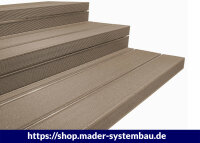 110x28 mm UPM ProFiDeck WPC Treppenkante, silbergrün Länge 4000 mm