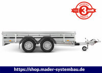 Tieflader Brenderup 2300STB2500 Stahl 2500kg 302x153x40cm gebremst