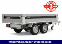 Rückwärtskipper Brenderup BT4260STB2000 Stahl 2000kg 258x143x34cm Elektrohydraulisch gebremst