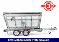 3-Seiten Kipper Brenderup TT5325ATB2700 Alu 2700kg 325x180x35cm Elektrohydraulisch