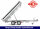 3-Seiten Kipper Brenderup TT5325ATB2700 Alu 2700kg 325x180x35cm Elektrohydraulisch