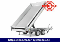3-Seiten Kipper Brenderup TT5325ATB3000 Alu 3000kg 325x180x35cm Elektrohydraulisch