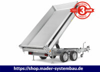 3-Seiten Kipper Brenderup TT5325ATB3000 Alu 3000kg 325x180x35cm Elektrohydraulisch