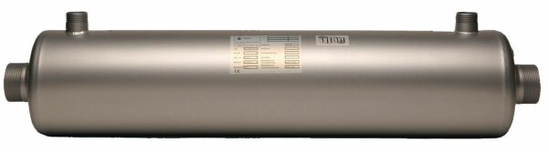 Wärmetauscher Daprà NWT-Ti 60kW; Silber lackiert