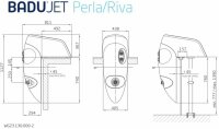 BADU Jet Perla, multicolor LED 40 m³/h