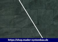 Terrassenplatten Keramische Platten Ardesia anthrazit, 445x895x20 mm