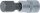 BGS Bit-Einsatz | Antrieb Innenvierkant 6,3 mm (1/4") | Innensechskant 10 mm