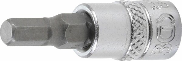 BGS Bit-Einsatz | Antrieb Innenvierkant 6,3 mm (1/4") | Innensechskant 5 mm
