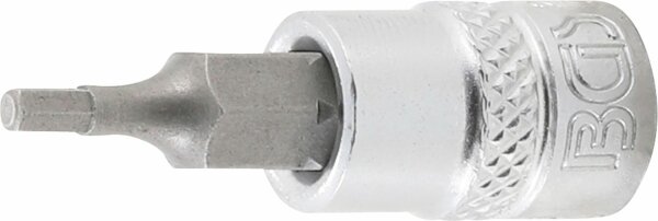 BGS Bit-Einsatz | Antrieb Innenvierkant 6,3 mm (1/4") | Innensechskant 3/32"