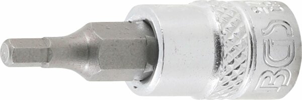 BGS Bit-Einsatz | Antrieb Innenvierkant 6,3 mm (1/4") | Innensechskant 1/8"