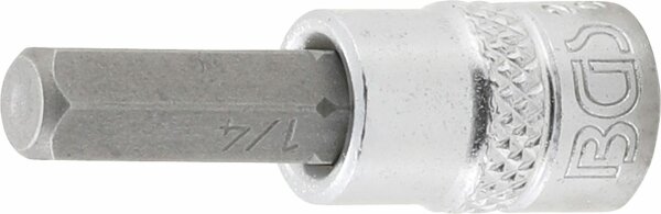 BGS Bit-Einsatz | Antrieb Innenvierkant 6,3 mm (1/4") | Innensechskant 1/4"