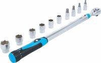 BGS Drehmomentschlüssel-Satz | Abtrieb Innenvierkant 12,5 mm (1/2") | 40 - 200 Nm | 11-tlg.