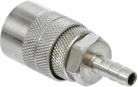 BGS Druckluft-Schnellkupplung mit 6 mm Schlauchanschluss...