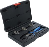 BGS Crimpzangen-Satz | mit 3 Paar Backen | für Solar-Steckverbindungen MC3 / MC4 / Tyco