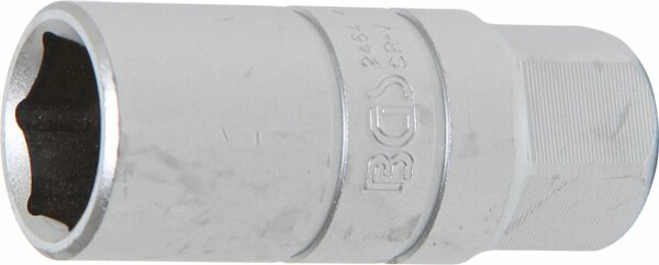 BGS Zündkerzen-Einsatz Sechskant | Antrieb Innenvierkant 10 mm (3/8") | SW 18 mm