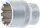 BGS Steckschlüssel-Einsatz Gear Lock | Antrieb Innenvierkant 12,5 mm (1/2") | SW 22 mm
