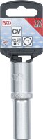 BGS Steckschlüssel-Einsatz Zwölfkant, tief | Antrieb Innenvierkant 12,5 mm (1/2") | SW 12 mm
