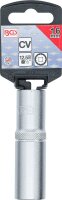 BGS Steckschlüssel-Einsatz Zwölfkant, tief | Antrieb Innenvierkant 12,5 mm (1/2") | SW 16 mm