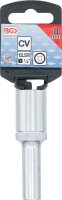BGS Steckschlüssel-Einsatz Zwölfkant, tief | Antrieb Innenvierkant 12,5 mm (1/2") | SW 8 mm