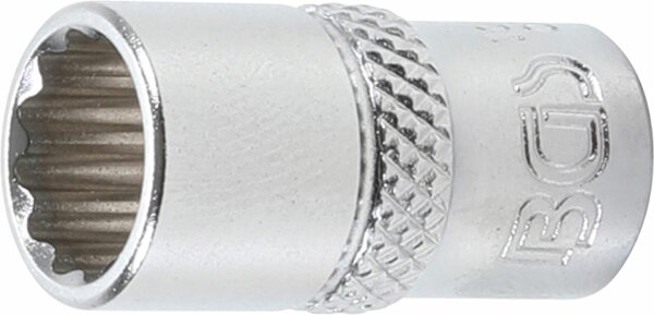 BGS Steckschlüssel-Einsatz Zwölfkant | Antrieb Innenvierkant 6,3 mm (1/4") | SW 9 mm