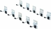 BGS Einzelhaken-Satz | 40 mm | für Schrankwand-System | 10-tlg.