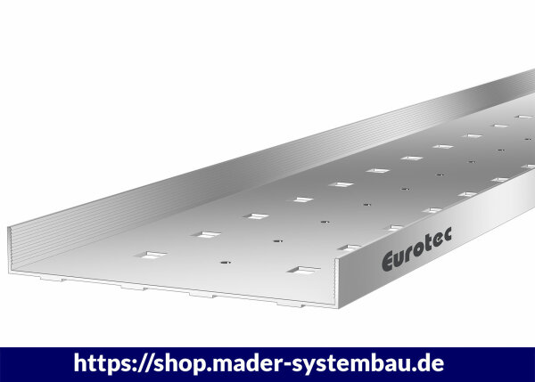 DrainTec Base 144 x 20 x 2400 mm (B x H x L) VPE (Stk): 1