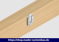 Magnus S 50 x 80 mm, Im Set á 20 = 10 Verbinder im Set á 10 Verbinder, inkl. Schrauben VPE (Stk): 10