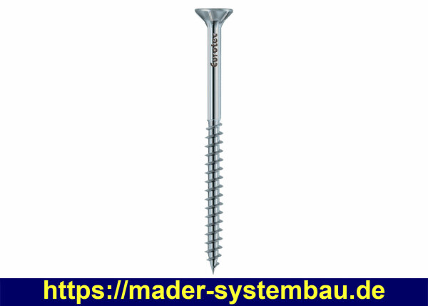 EcoTec Spanplattenschraube; Edelstahl A2; TG; TX20 4,0 x 45 mm VPE (Stk): 500
