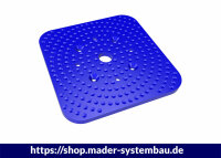 Justierklotz schwarz 10t  100 x 100 x 10 (L x B x H) VPE...