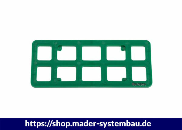 Justierklotz L rot (3.000 kg Tragfähigkeit) 120 x 50 x 2 (L x B x H) VPE (Stk): 250