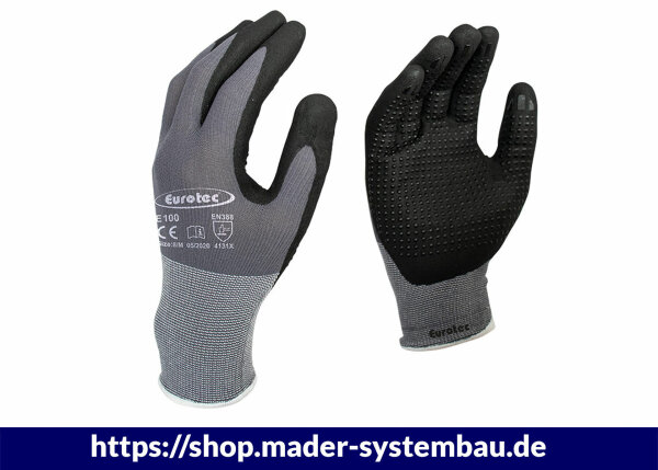 Arbeitshandschuhe E100 L Universal - FlexGrip VPE (Stk): 12