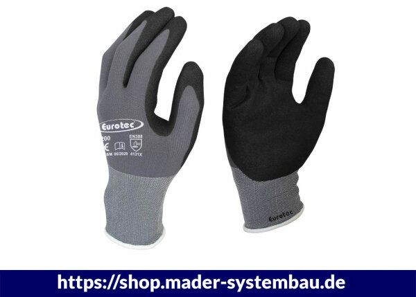 Arbeitshandschuhe E400 XL Montage - WorkFit VPE (Stk): 10