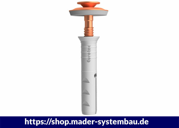 Dichtdübel TK A2 Kupfer Ø 6,0 x 50 mm; Scheiben Ø 15 mm VPE (Stk): 100