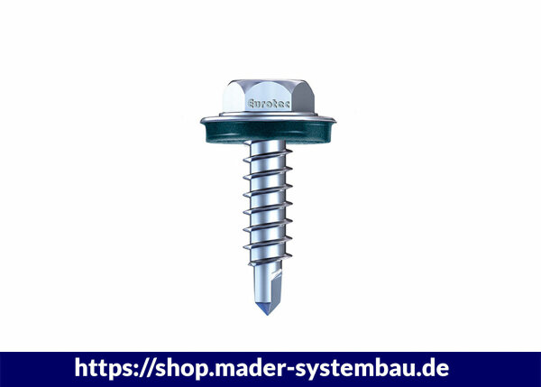 BiGHTY-Bohrschraube Sechskant; Edelstahl gehärtet; SW8; Bohrleistung: 3 mm 4,8 x 32 mm  VPE (Stk): 500