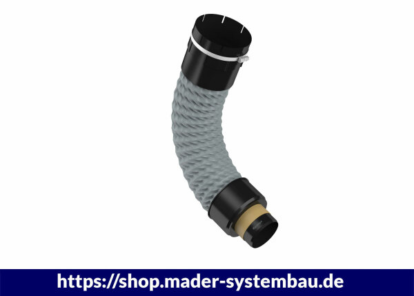 Dach-Entlüftungsschlauch 150 ø 150/150 mm, Länge 105 cm VPE (Stk): 6