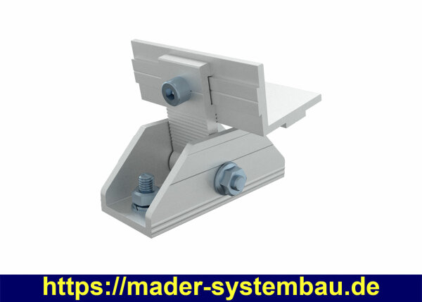 Gelenk für Modulaufständerung vorne 80 x 90 x 100 mm VPE:1