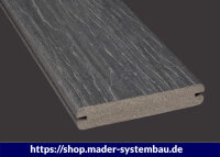 WPC Terrassendiele Vision Deck by MoistureShield® 137 x 25 mm Smokey Grey Länge 4,88 m